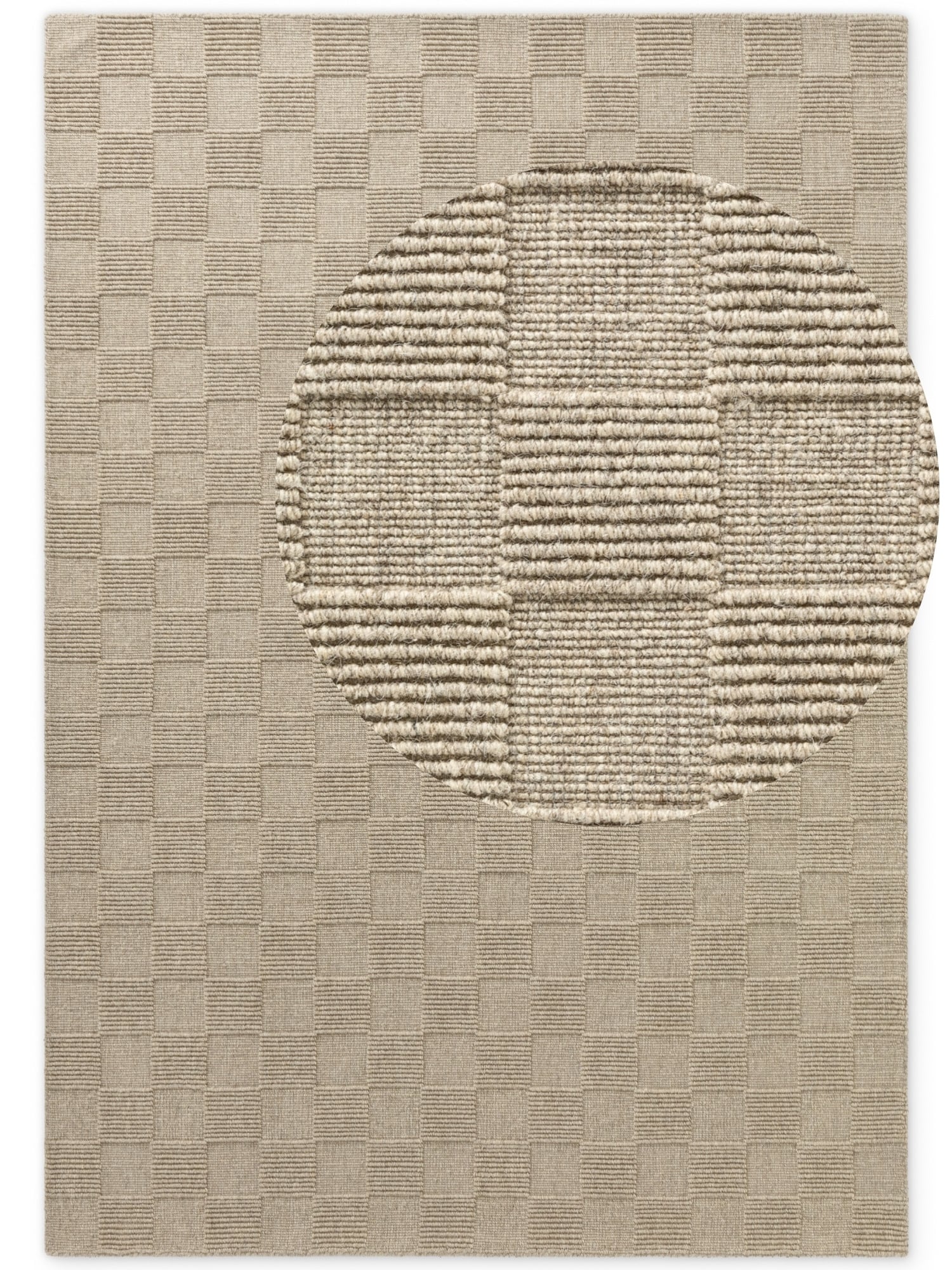 Villeroy & Boch Scala Handgeweven Wol Vloerkleed Beige - 200x300CM