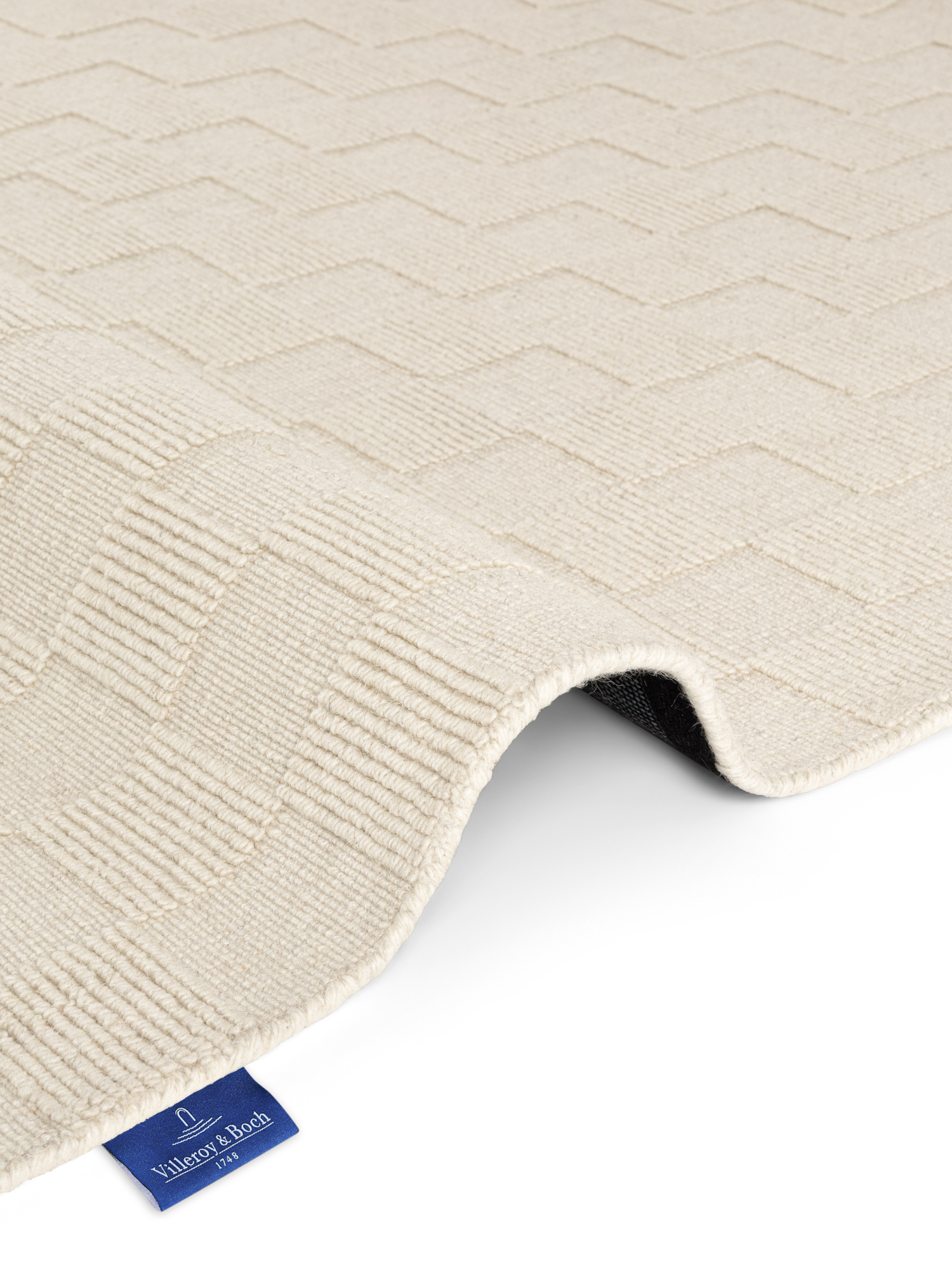 Villeroy & Boch Scala Handgeweven Wol Vloerkleed Creme Wit - 200x300 CM