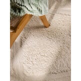 Ted Baker Lambeth Hoogpolig Vloerkleed Creme - 200x300 CM