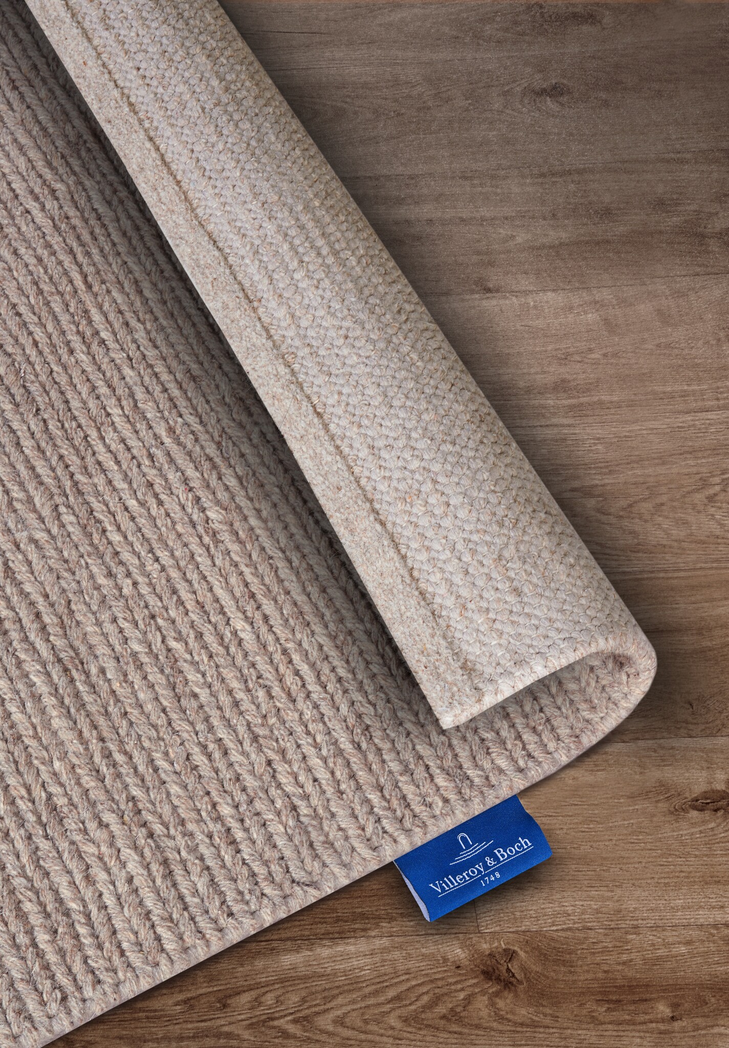 Villeroy & Boch Francois Handgeweven Wol Vloerkleed Linnen - 190x280 CM