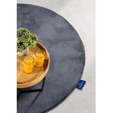 Villeroy & Boch Leon Rond Hoogpolig Vloerkleed Antraciet - 200 CM rond