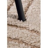 Elle Decoration New York Japandi Rond Vloerkleed Beige - 200 CM rond