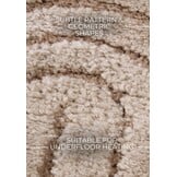 Elle Decoration New York Japandi Rond Vloerkleed Beige - 200 CM rond
