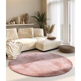 Villeroy & Boch Leon Hoogpolig Rond Vloerkleed Oud roze - 200 CM rond