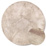 Villeroy & Boch Leon Hoogpolig Rond Vloerkleed Creme - 200 CM rond