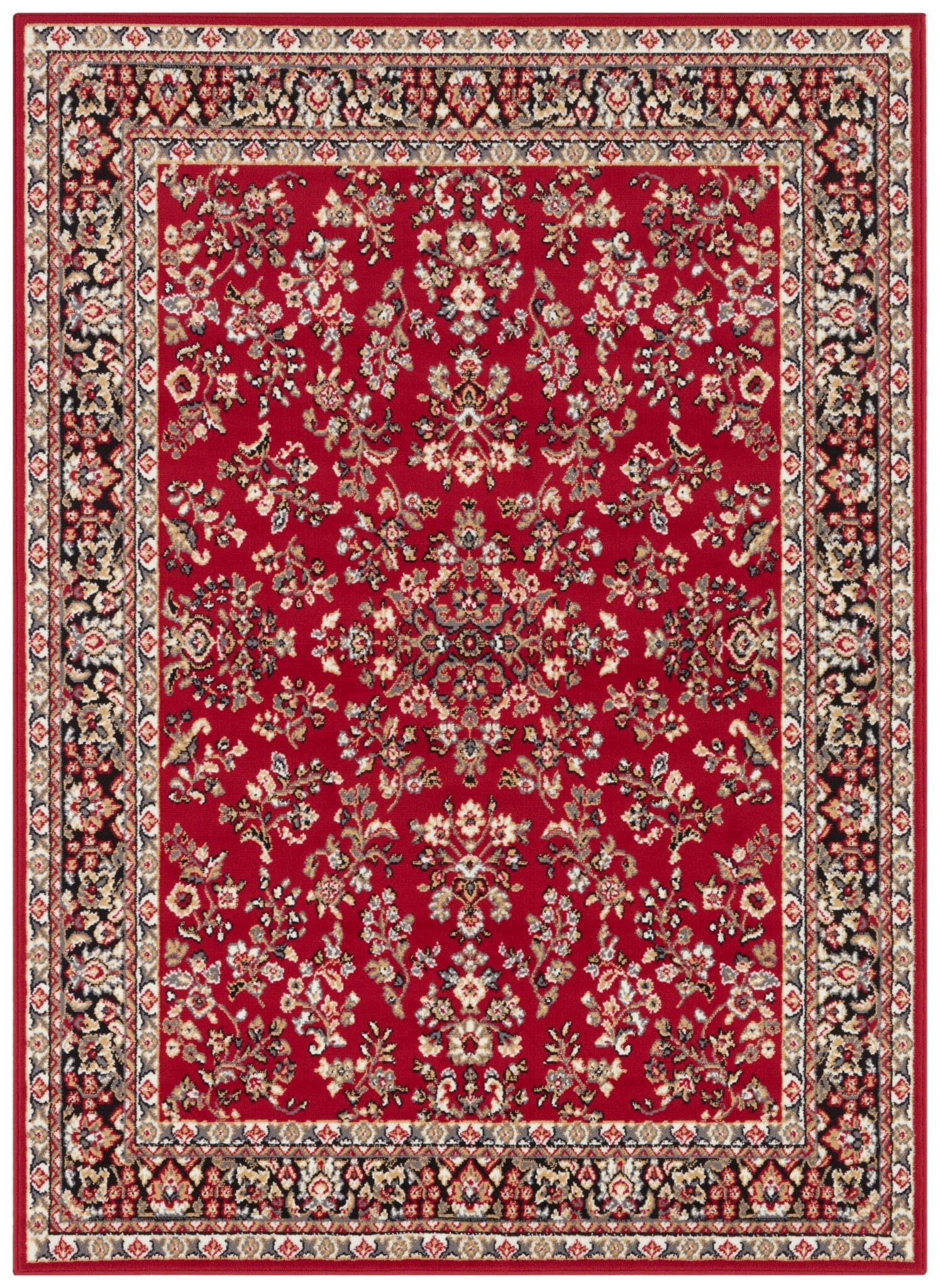 Oosters Velours Vloerkleed Klassiek Rood - 180x260 CM