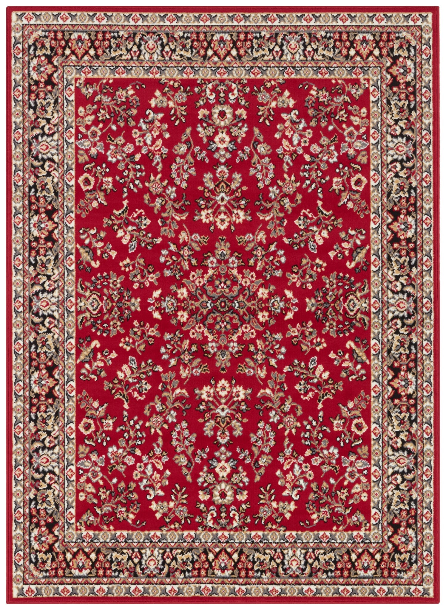 Oosters Velours Vloerkleed Klassiek Rood - 180x260 CM
