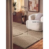 Ted Baker Lambeth Hoogpolig Vloerkleed Beige - 200x300 CM