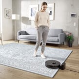Vintage vloerkleed Harmony Lichtgrijs