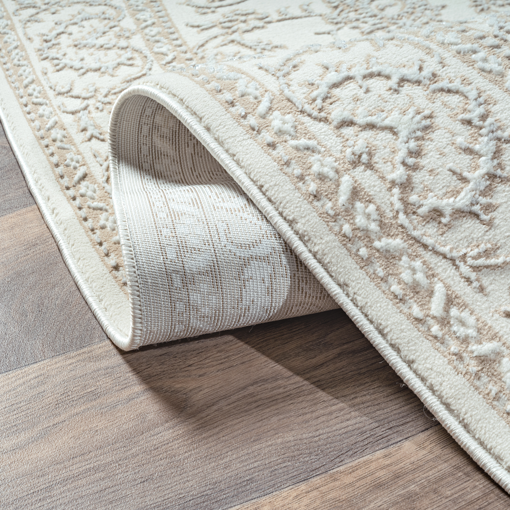 Vintage vloerkleed Harmony Creme