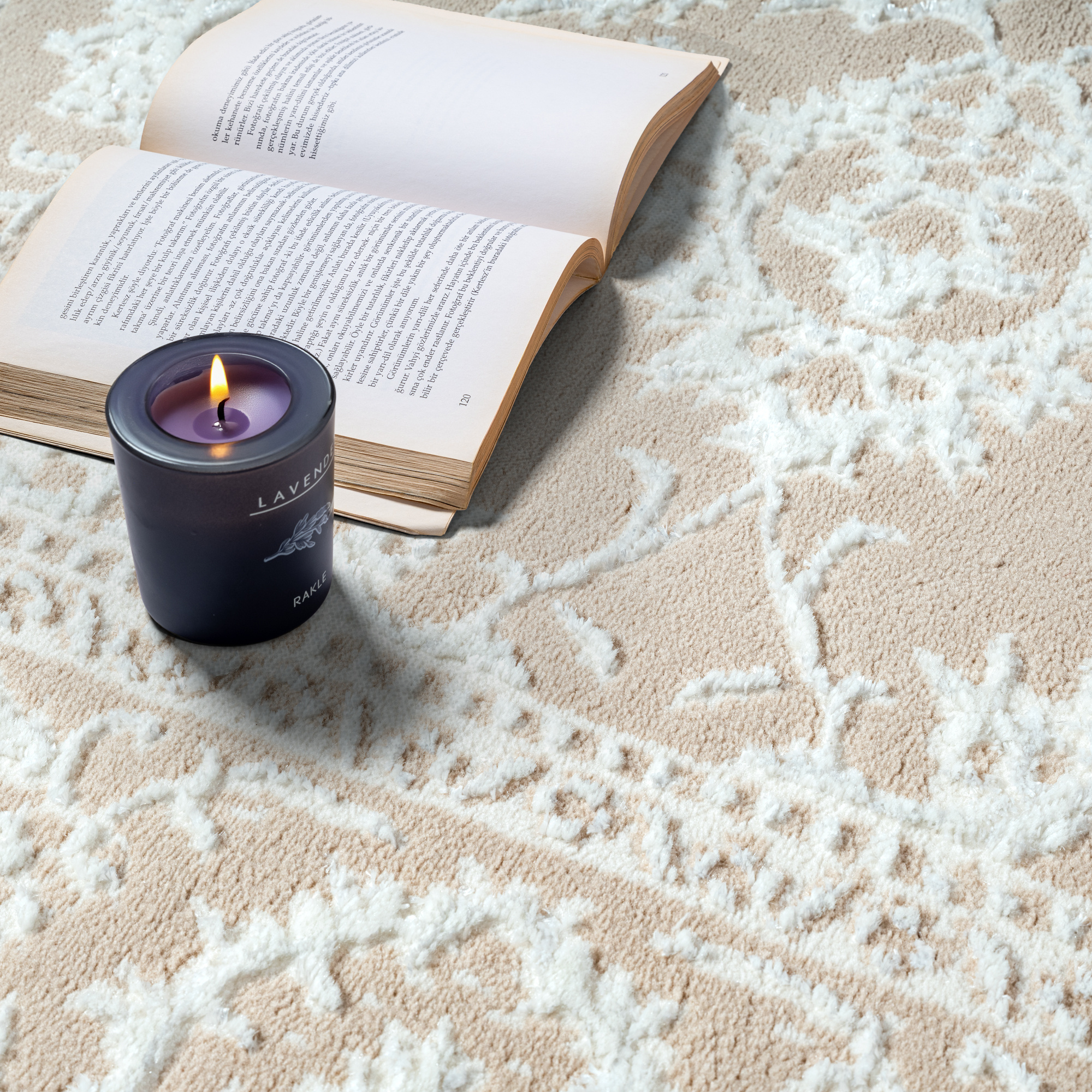 Vintage vloerkleed Harmony Beige