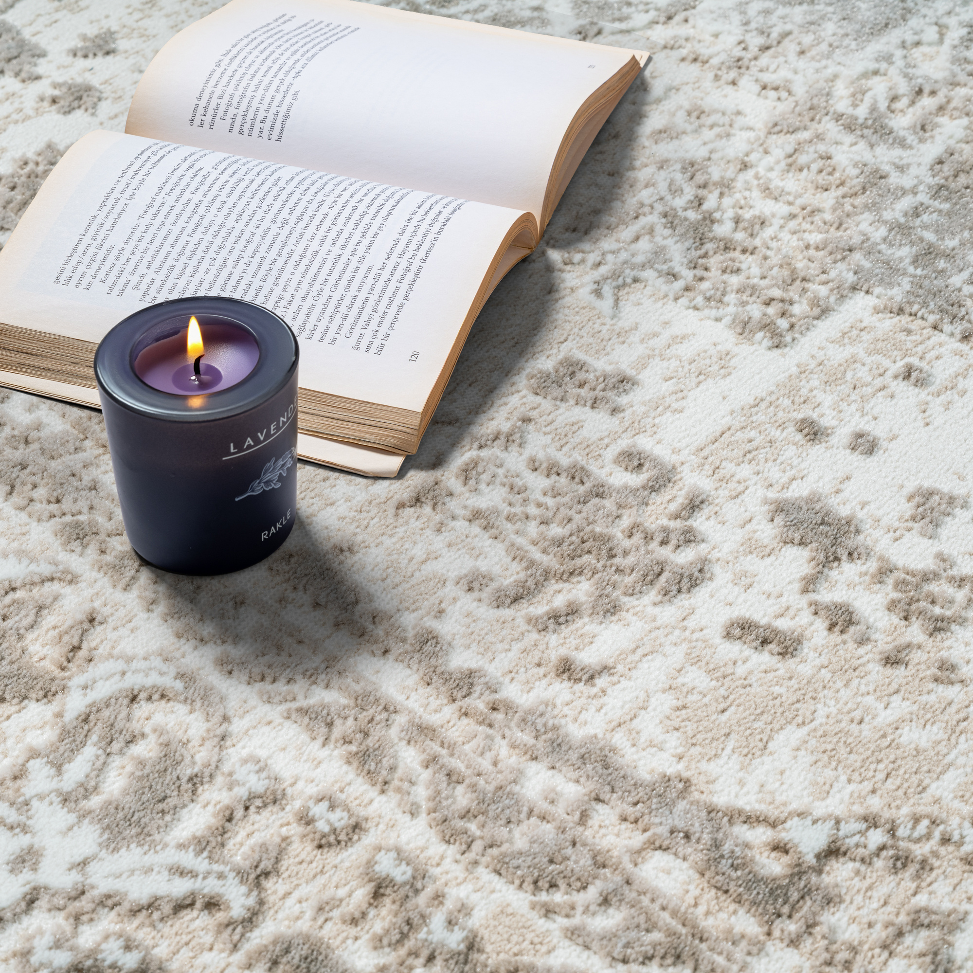 Vintage vloerkleed Harmony Beige