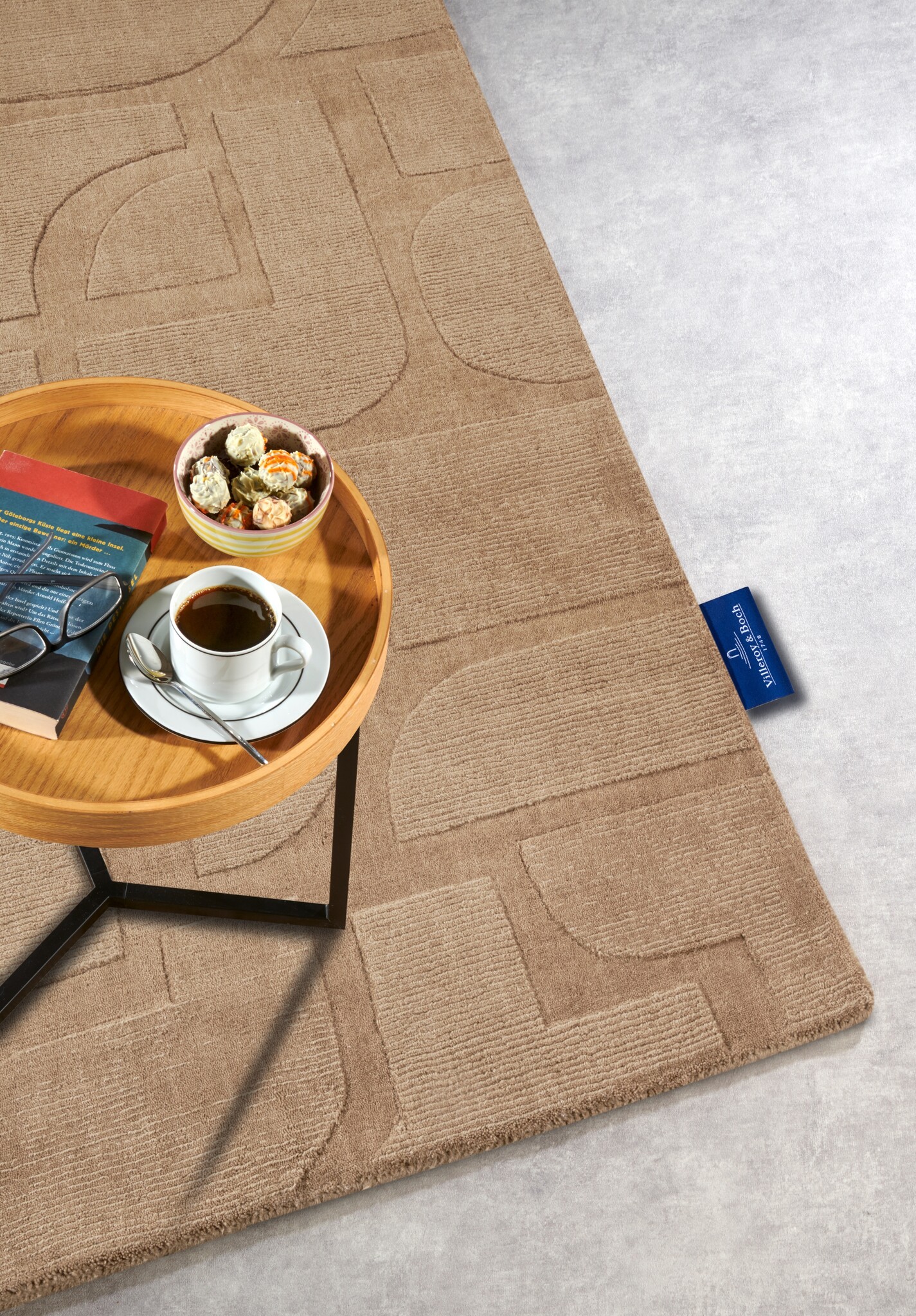 Villeroy & Boch Alexis Wol Vloerkleed Beige - 190x280 CM