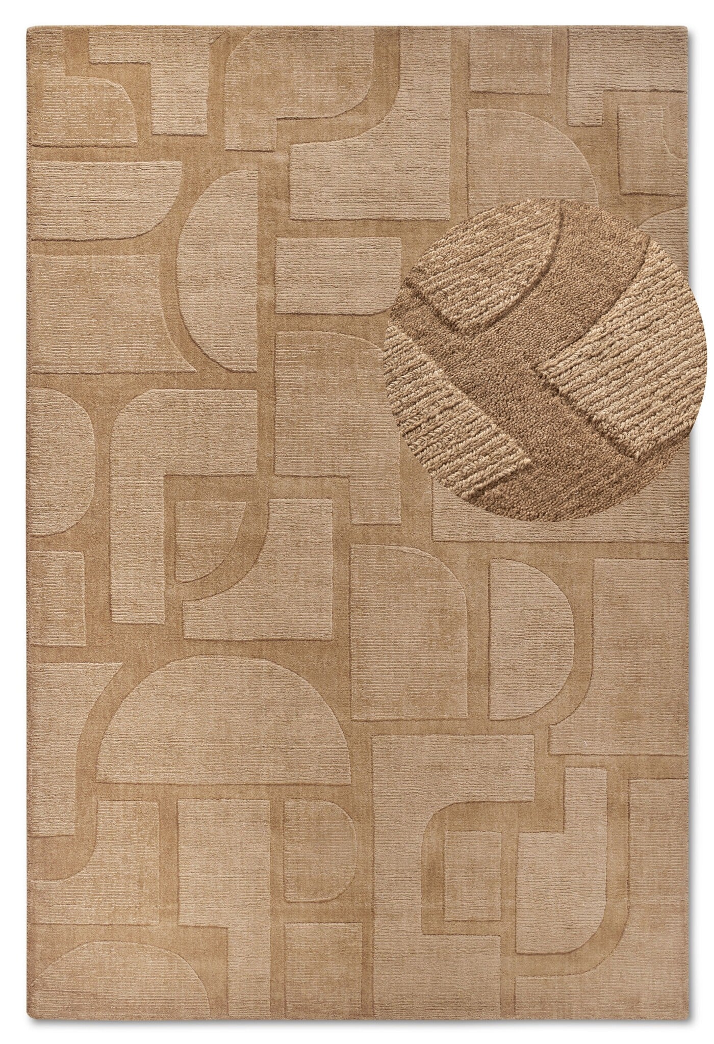 Villeroy & Boch Alexis Wol Vloerkleed Beige - 190x280 CM