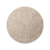Rond Handgeweven Premium Viscose Vloerkleed Naomi Beige - 120 CM rond