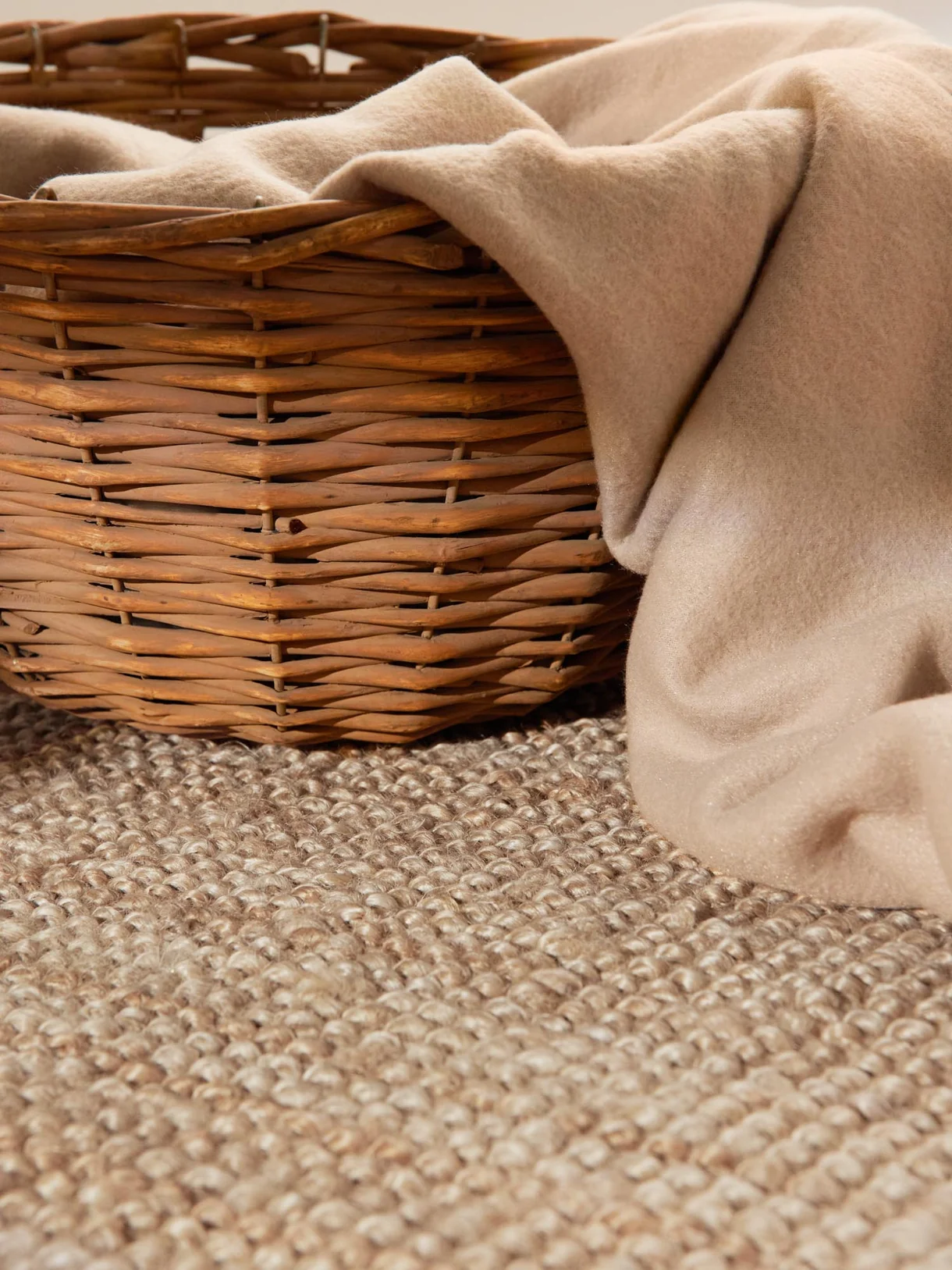 Rond Jute Vloerkleed Jaipur Goud - 160 CM rond