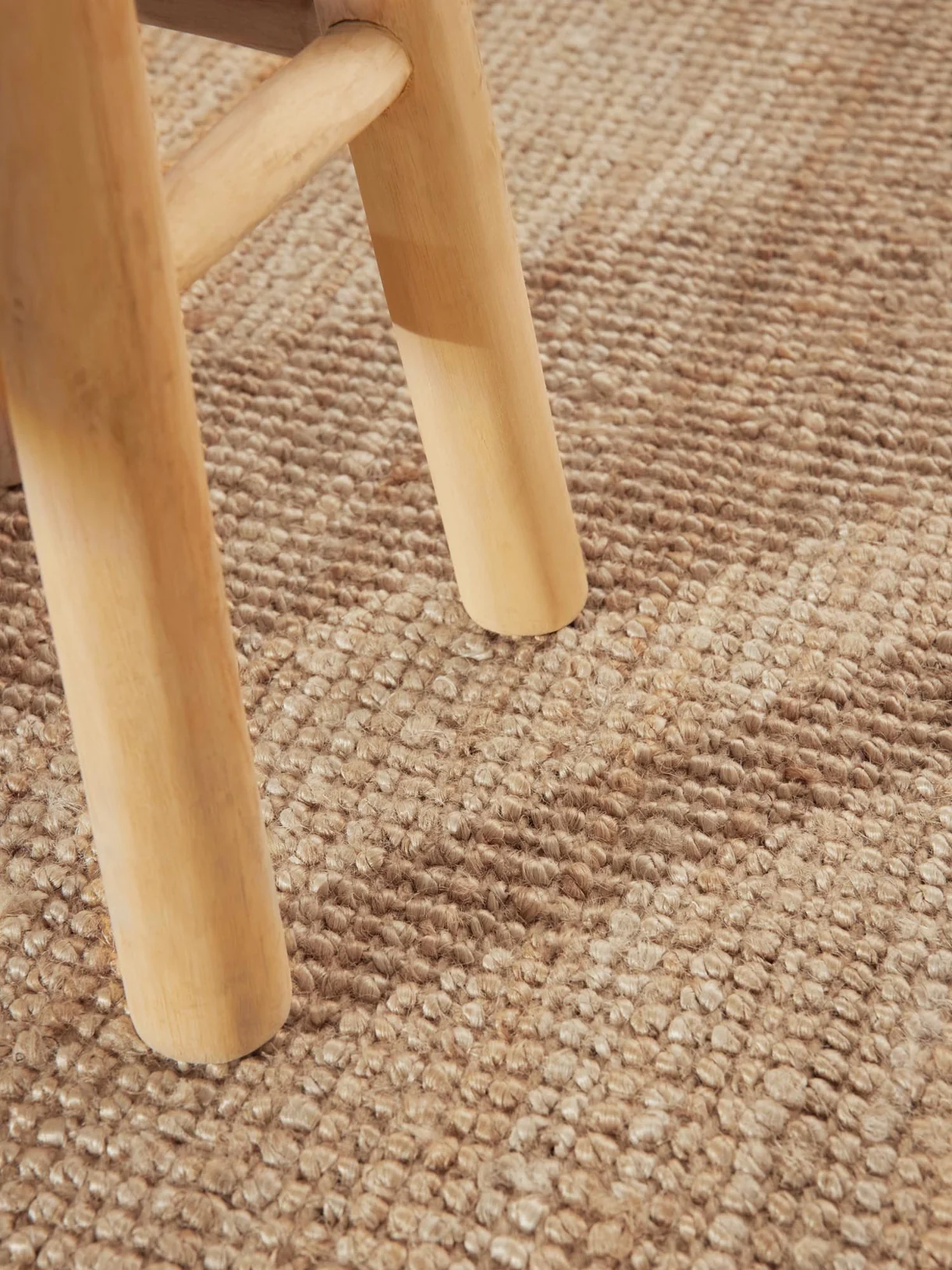 Rond Jute Vloerkleed Jaipur Goud - 160 CM rond