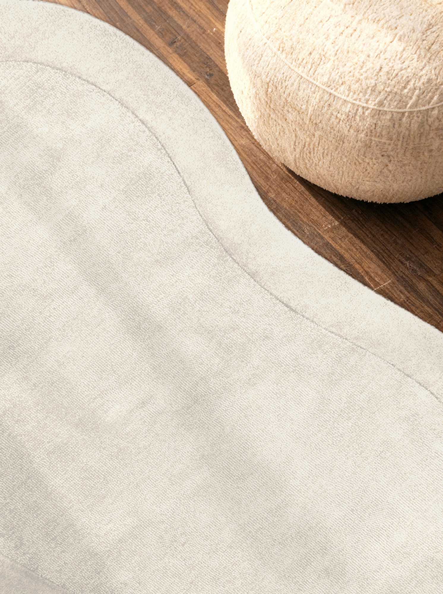 Villeroy & Boch Kari Wol Vloerkleed Organisch Creme - 125x200 CM
