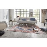 Vintage Vloerkleed Sylla Blauw - 120x160 CM