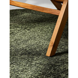 Elle Decoration Brilliance Rond Laagpolig Vloerkleed Groen - Copy
