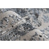 Luxury Picasso Elysee Laagpolig Velvet Vloerkleed Zilver - 80x150 CM