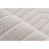 Comfort Japandi Fluffy Vloerkleed Crème - 80x150 cm