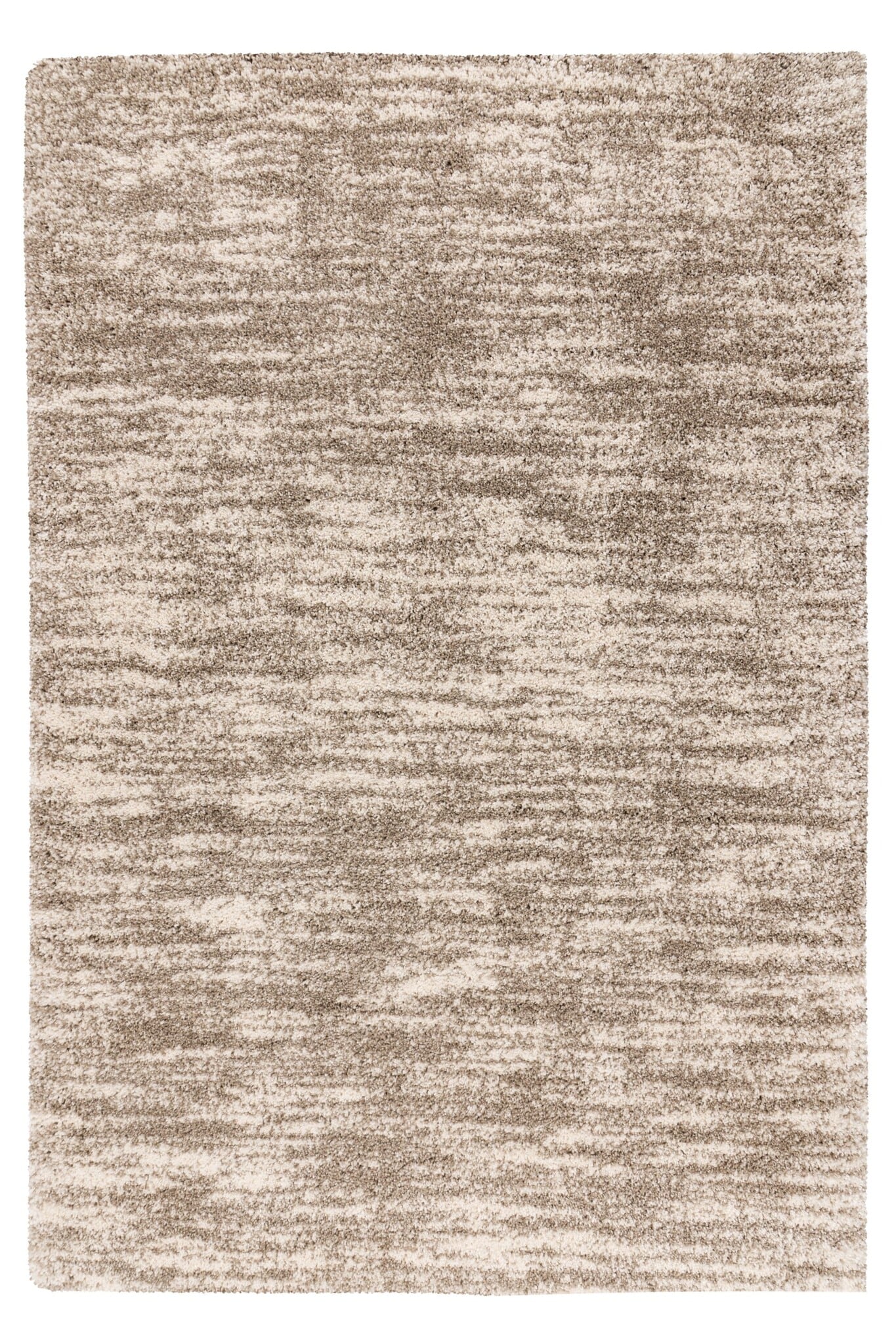 Mirage Shaggy Hoogpolig Vloerkleed Beige/Crème - 80x150 CM