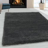 Pearl Soft Hoogpolig Vloerkleed Grijs - Copy
