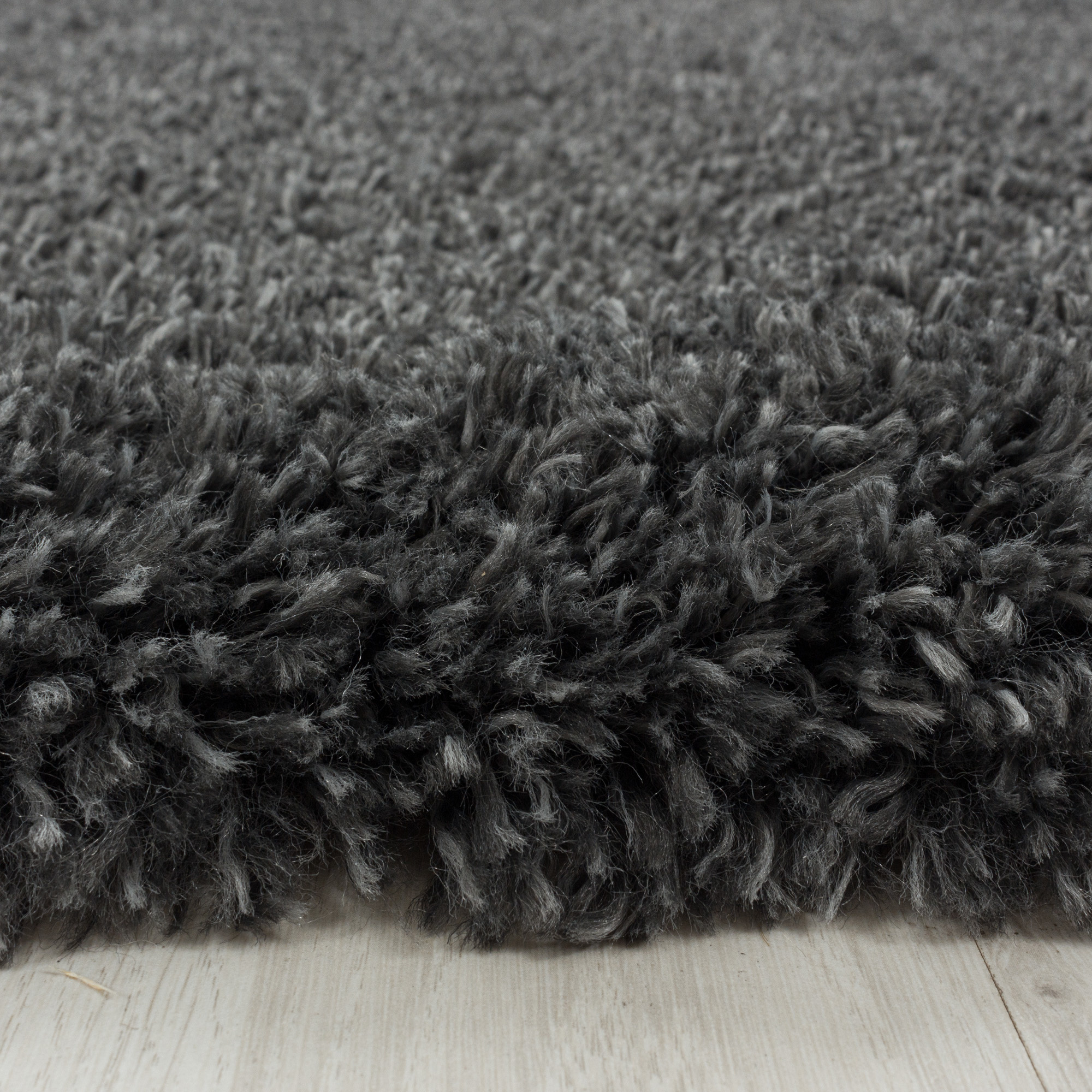 Pearl Soft Hoogpolig Vloerkleed Grijs - Copy
