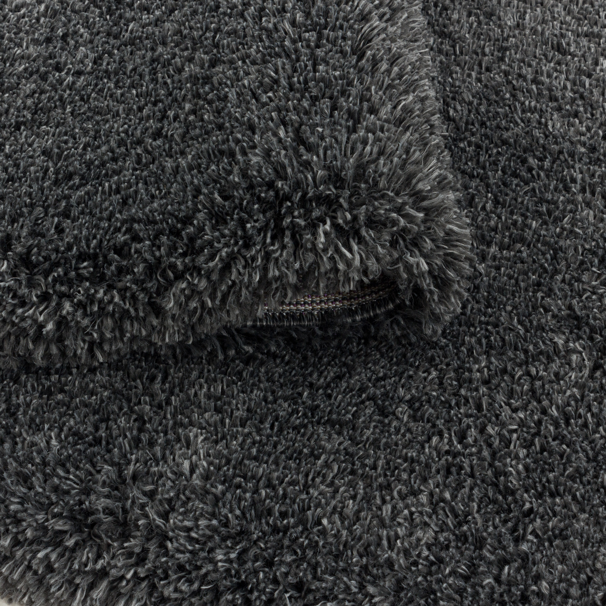 Pearl Soft Hoogpolig Vloerkleed Grijs - Copy