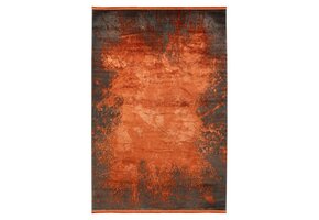 Luxury Picasso Art Elysee Laagpolig Velvet Vloerkleed Terracotta - 120x170 CM