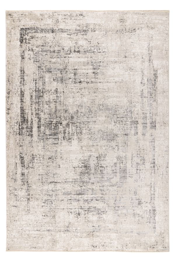Vintage Marmer Vista Laagpolig Vloerkleed Crème/Zilver - 160x230 CM