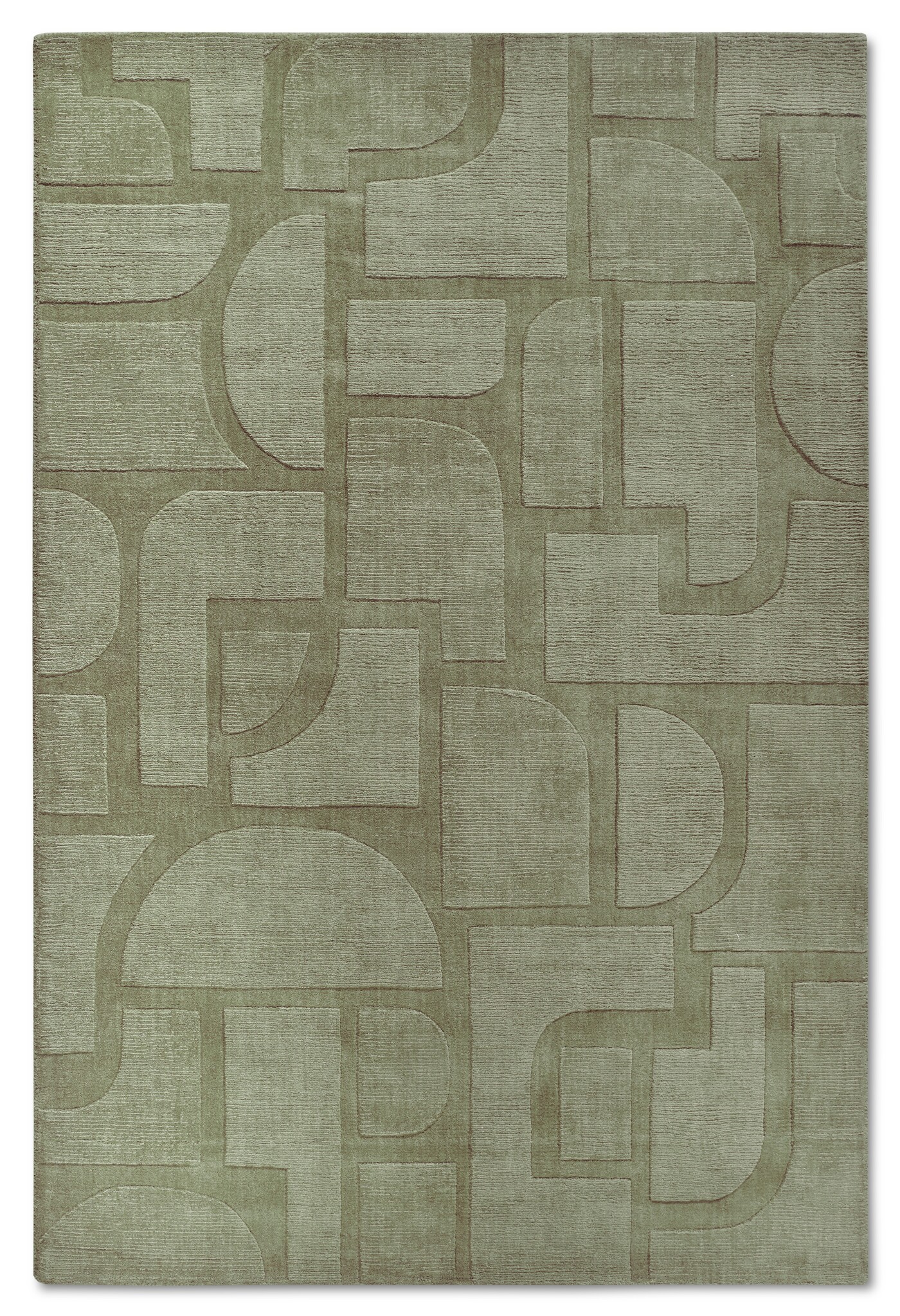 Villeroy &amp; Boch Alexis Wol Vloerkleed Groen - 190x280 CM