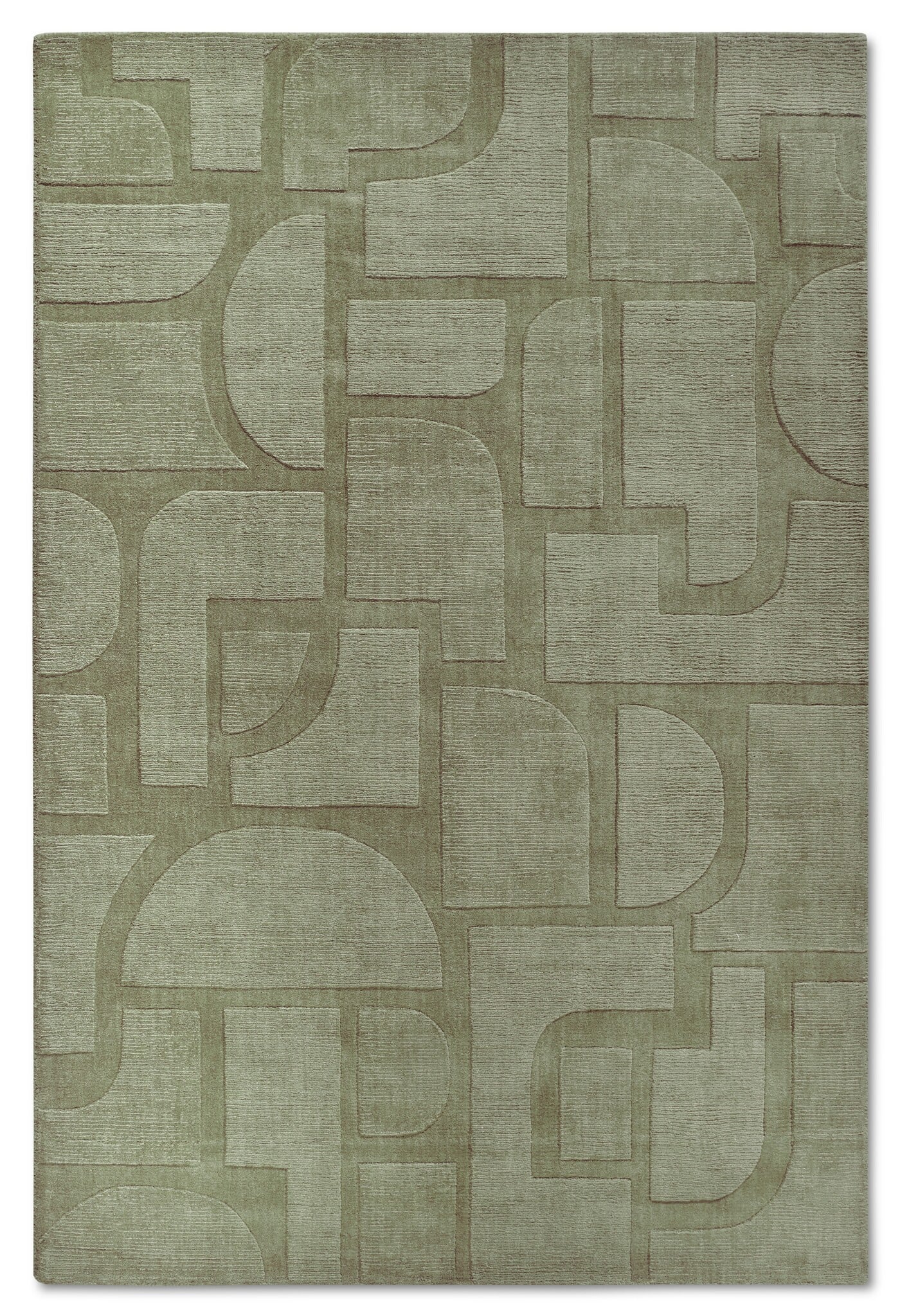 Villeroy & Boch Alexis Wol Vloerkleed Groen - 190x280 CM