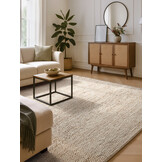 Villeroy & Boch Peas Wol Jute Vloerkleed Creme Beige - 80x150 CM