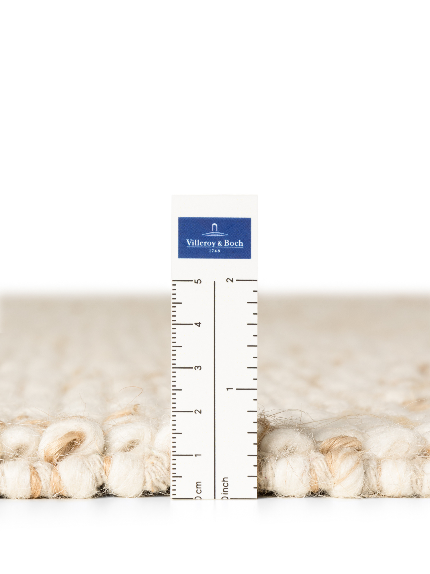 Villeroy & Boch Peas Wol Jute Vloerkleed Creme Beige - 80x150 CM