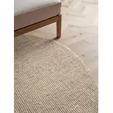 Rond Jute Vloerkleed Jaipur Creme - 200 CM rond