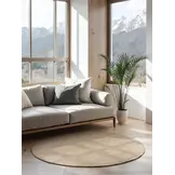Rond Jute Vloerkleed Jaipur Creme - 200 CM rond