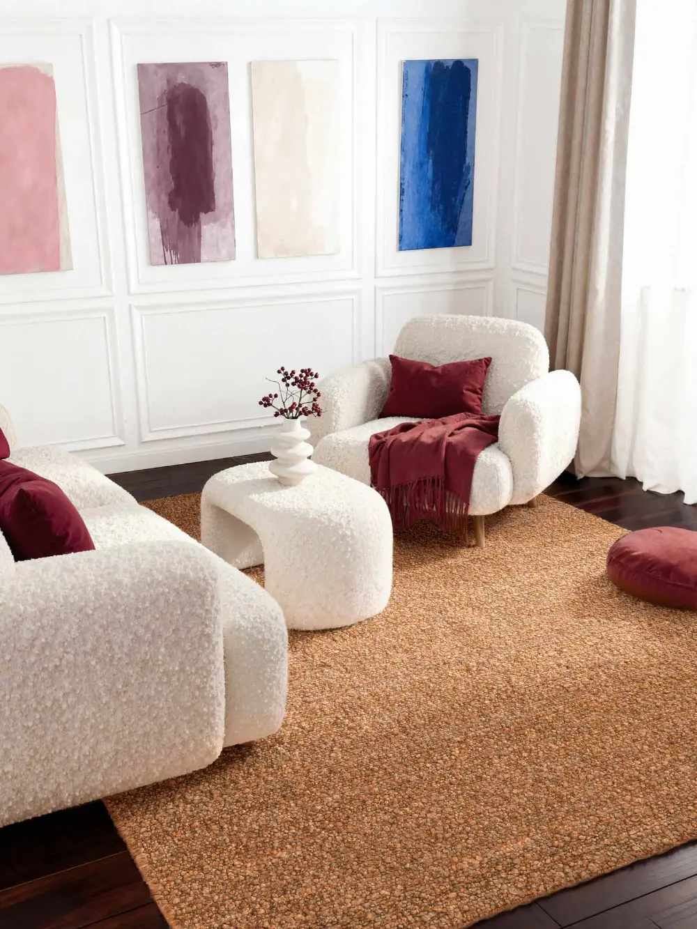 Ted Baker Notting Hill Soft Polyester Vloerkleed Terra - 160x230 CM