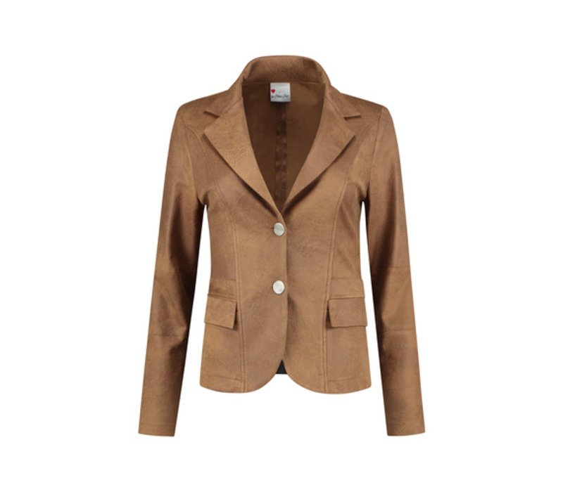 Helena Hart Blazer Rider Kort Camel