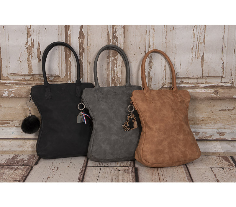 Madhura Bags Shopper Curvy Classic Zwart