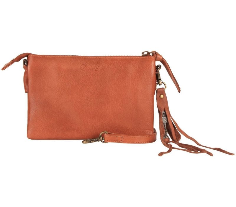 Legend Clutch Cognac