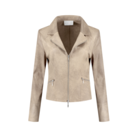 Helena Hart Zipper Biker Sand