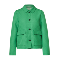Street One Short Quilted Jacket Fresh Gentle Green