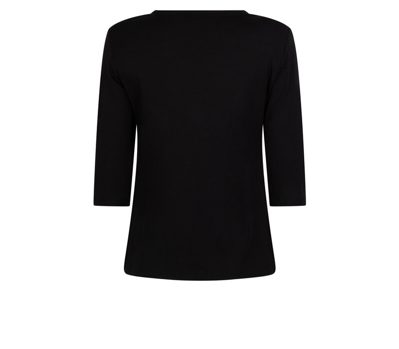 Zoso Luxury V-Neck Shirt Black