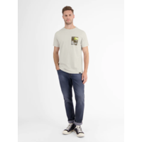 Lerros T-Shirt Fog White