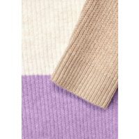 Street One Cosy Stripe Sweater Soft Pure Lilac Melange