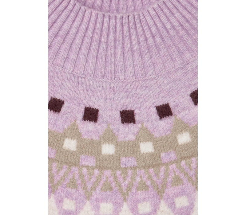 Street One Sweater Norway Dessin Soft Pure Lilac Melange