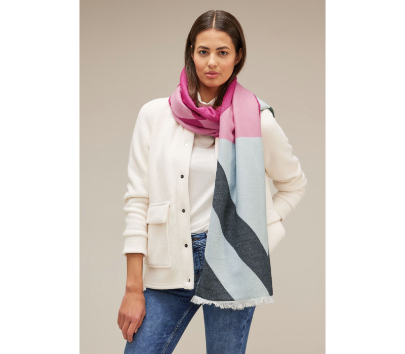 Street One Ikat Middlewarm Longscarf Multicolor