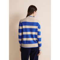 Street One Striped Sweater Fresh Intense Gentle Blue
